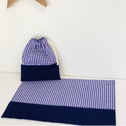 さくらんぼのお弁当袋・コップ袋・ランチョンマット3点セット 弁当袋 M