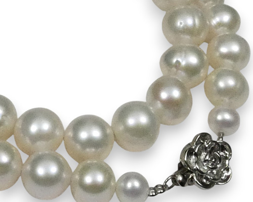 ✨天然✨️本真珠 ネックレス 45cm 9〜10mm 大玉 Amazon | 大粒9-10mm珍しい天然淡水本真珠/サクラピンク