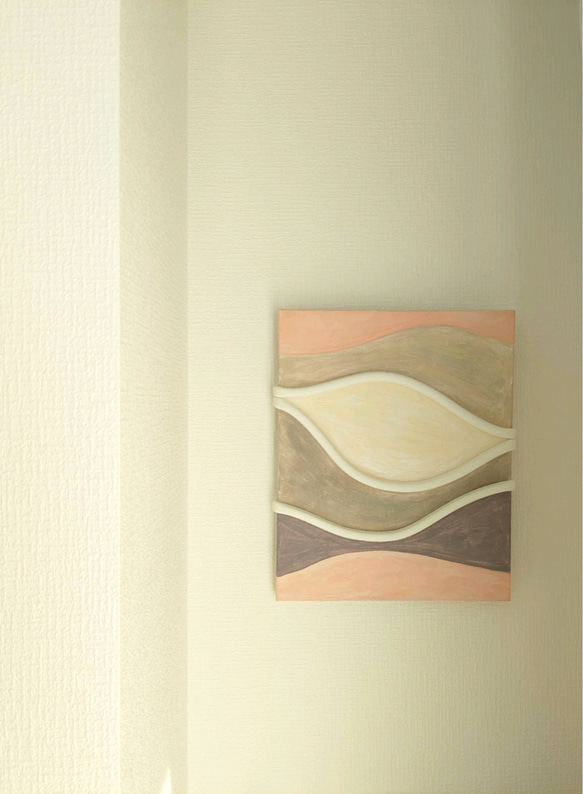 キャンバスアート　原画　pink×purple 3枚目の画像