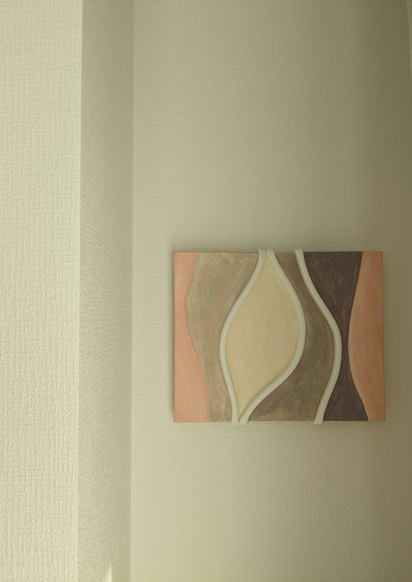 キャンバスアート　原画　pink×purple 4枚目の画像