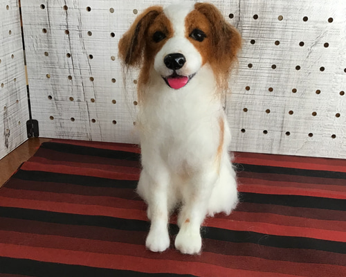 コーイケルホンディエ 羊毛フェルト 犬 ハンドメイド 〜とも