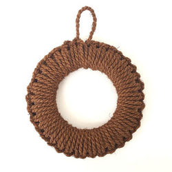 【在庫限り】【高田耕造商店】 棕櫚の手編み鍋敷き/18cm（1192） 1枚目の画像