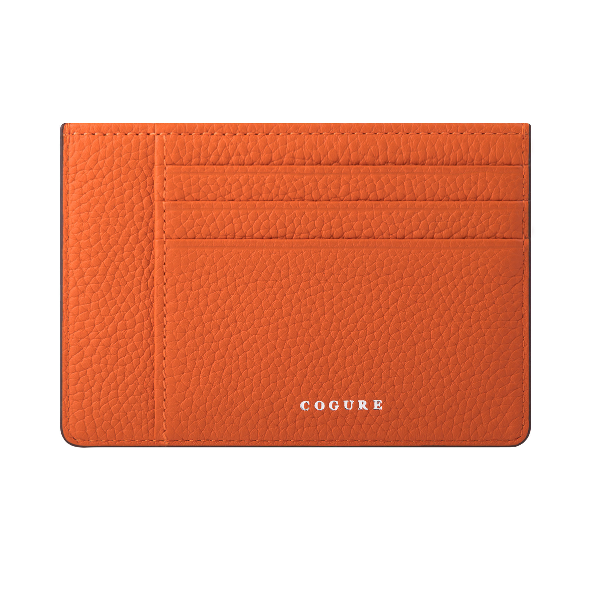 大容量カードケースタイプ 薄型ウォレット <COPCC110> オレンジ