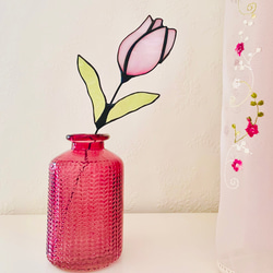 ピンクのチューリップ♦︎ステンドグラス Amazon.co.jp: ピンクのチューリップ ステンドグラス : おもちゃ