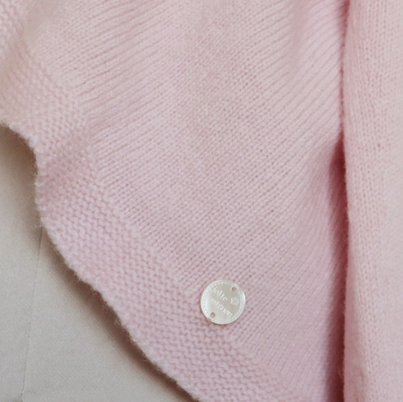 [可使用至春天◎] WHOLEGARMENT 羊絨混紡長袖波萊羅開襟衫 [粉紅粉紅] 第12張的照片