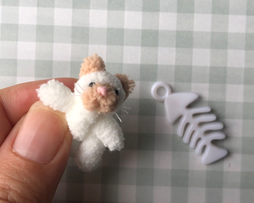 目立たないけど ヒゲのあるねこさん❤️ぬいぐるみ アートドール 目立たないけど ヒゲのあるねこさん❤️ぬいぐるみ アートドール