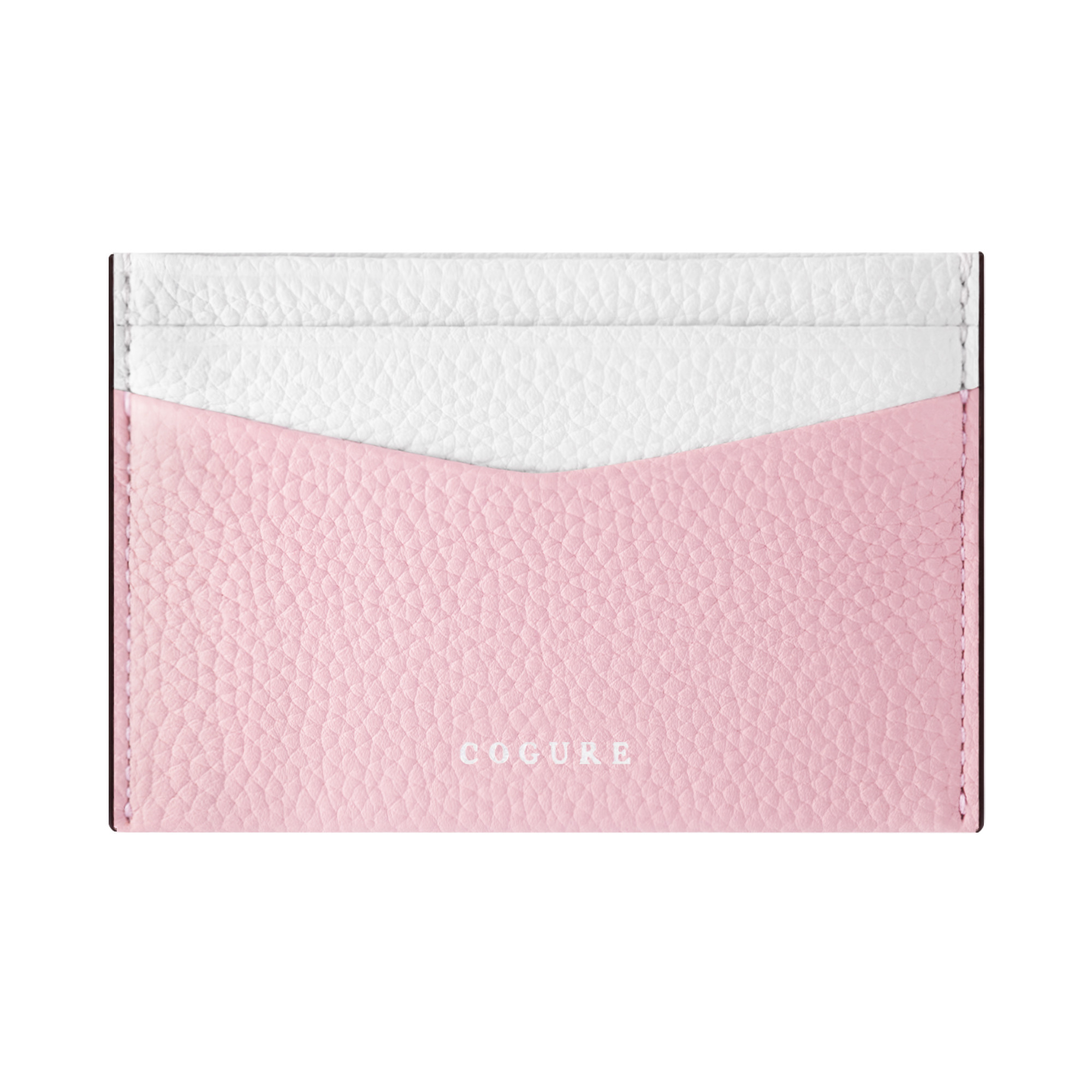 薄型 カードホルダー <COPCC15> ピンク+ホワイト