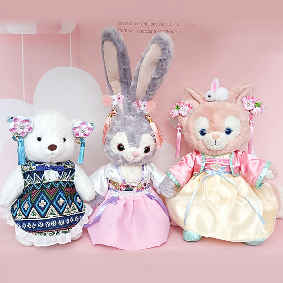 50cmステラルー コスチューム ぬいぐるみ服 漢服 ワンピース