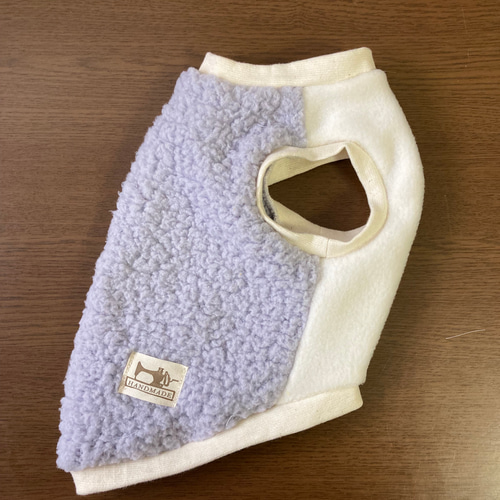 ハンドメイド 編み模様両面ボアタンクトップ 犬服 【公式通販】