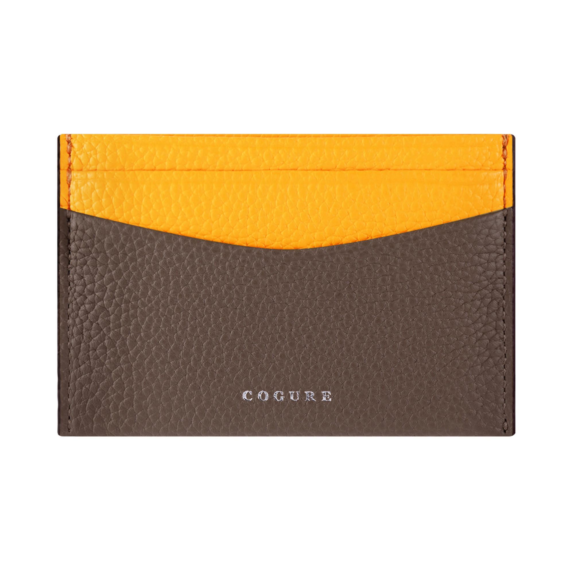 薄型 カードホルダー <COPCC15> エトープ+ゴールド