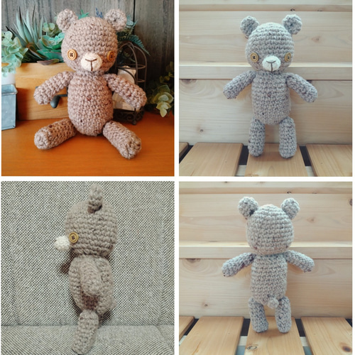 初心者向け あみぐるみキット《クマかウサギ》 キット koioka 初心者向け あみぐるみキット《クマかウサギ》 キット koioka