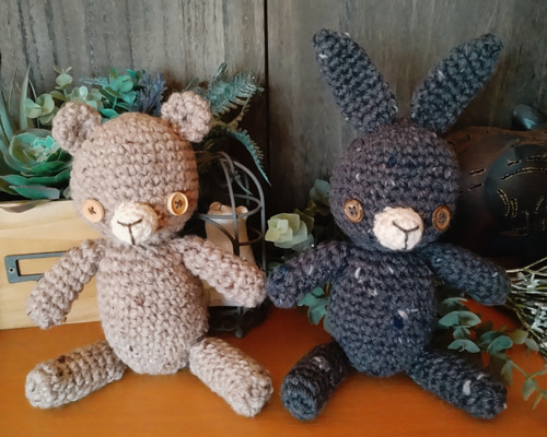 再入荷！大人気！>あみぐるみ・クマのラトル オーガニック