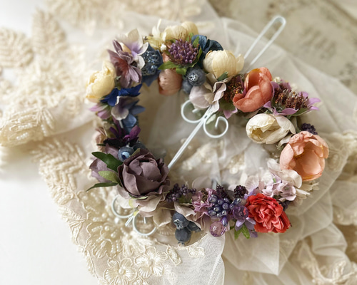 リースアレンジメント 花 リースアレンジ 生花 花贈り物
