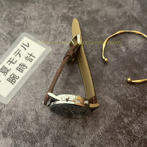 腕時計 レザー・革 合皮 多色選択 レザーバンド 時計