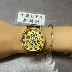 腕時計 レザー・革 合皮 多色選択 レザーバンド 時計  ファッション ベルト ワールド  アクセサリー 上品 通勤 2枚目の画像