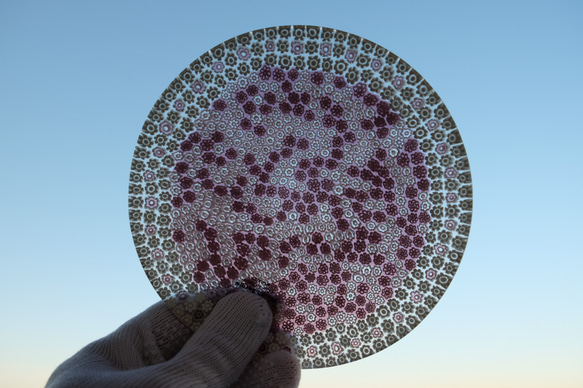 ベネチアンガラス ヴェネチアングラス ミルフィオリ プレート ムリーニ