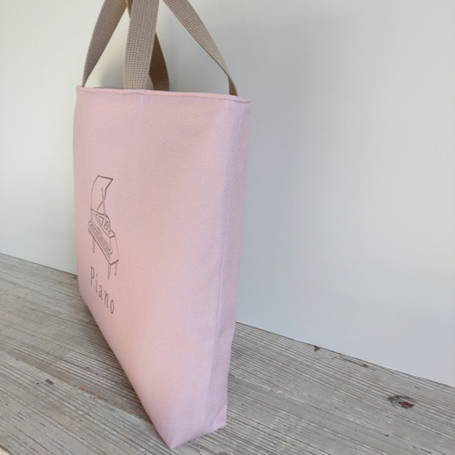 受注製作】ピアノ教室が楽しくなる レッスンバッグ キャンバス