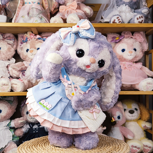 50cmステラルー コスチューム ボウタイワンピース ブルー ピンク