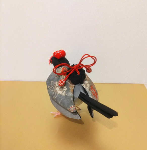 【お一人様1点限り】文鳥さんの匂い袋️〈椿〉 3枚目の画像