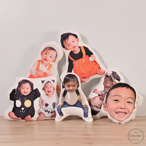 オリジナル クッション 写真 オーダーメイド フォトクッション 子供 孫