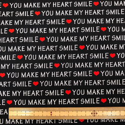 USAコットン　michael miller　マイケルミラー　YOU MAKE MY HEART SMILE 4枚目の画像