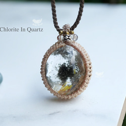 蒼い景色☆ターコイズ マクラメペンダント 217 ネックレス