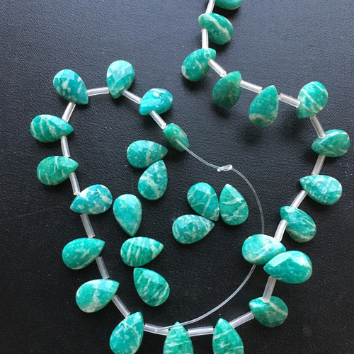 ☆特選NEW☆激安☆希望の石【濃い青緑色♢ロシア産アマゾナイトさざれ