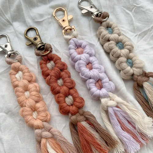 ハンドメイド マクラメ キーホルダー カラー参考用 ハンドメイド マクラメ キーホルダー カラー参考用