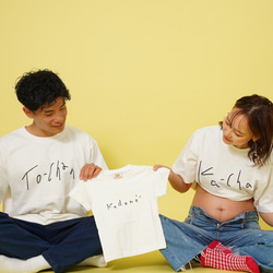 父ちゃん&母ちゃんTシャツ2枚セットWhite 6枚目の画像