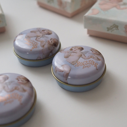 可愛い天使のアンティーク缶♬ Boissier perles de chocolat天使のチョコレート缶 保存容器