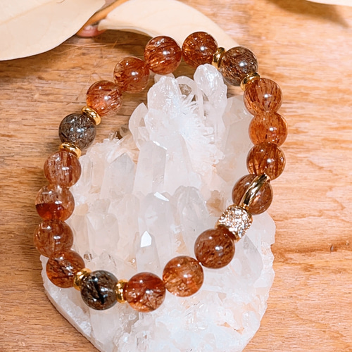 ルチル✩】レッドルチルクォーツ ブラックルチルクォーツ ルチル  