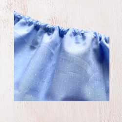 ゆるブラ&ふんどしパンツ　上下セットアップインナー　リラックスショーツ　リラックスブラ　サックス 6枚目の画像
