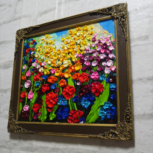 油彩画 洋画 (油絵額縁付きで納品対応可) SM ～ WF6 「立山連峰