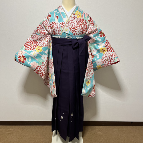 簡単 ワンタッチ 七五三 5歳 はやぶさ 袴 羽織 帯 着物 長襦袢 セット