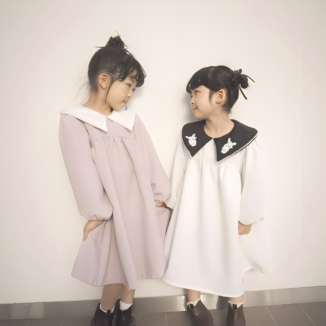 【受注生産】おめかしワンピース90.100.110.120.130cm 入園入学2026  フォーマル　セレモニー