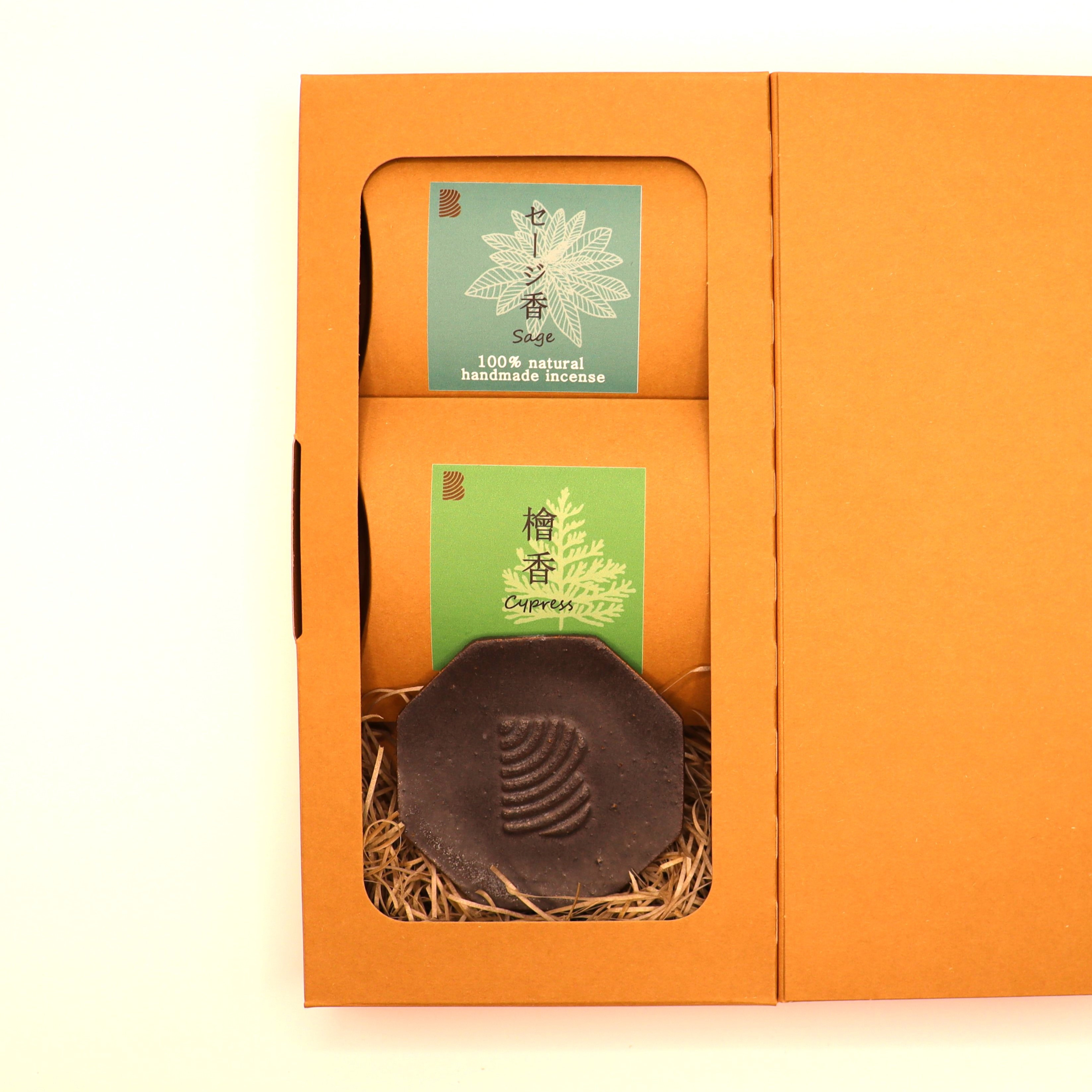 天然素材】100%natural incense お香ギフトセット・ホワイトセージ 