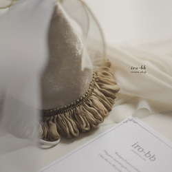 ✽NEW✽　party hat　Noël　mini  チュール付き　ベロア生地 ベビークラウン　パーティーハット　 6枚目の画像