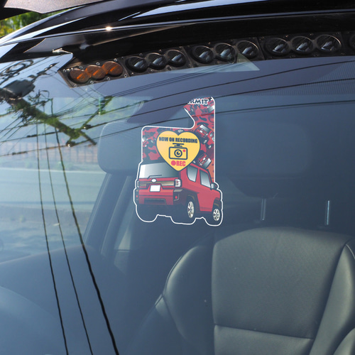 2cm】タフト パーキングパーミット 駐車許可証 USA アメリカ ルーム