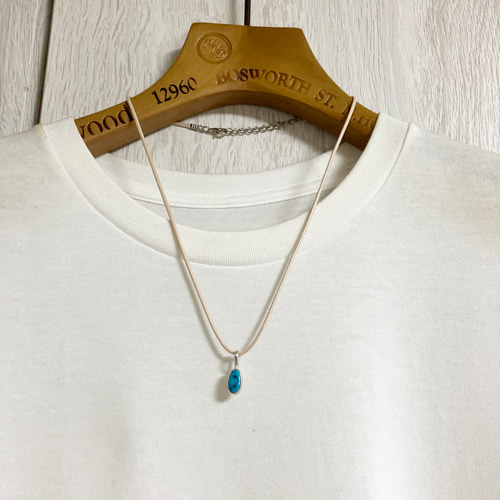 スリーピングビューティー ターコイズ トルコ石 シルバーネックレス