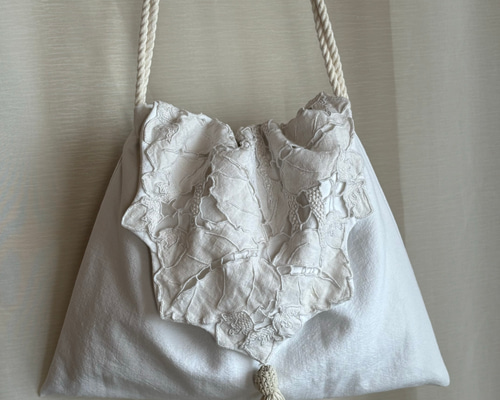 tsukuroite アンティークリネン　バッグ tsukuroite アンティークリネン バッグ gallery > tote bag