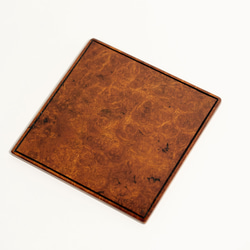 由卡拉木漆細木工工匠製作的高品質紅木和榅桲滑鼠墊 18 x 18 x 0.5 厘米 第8張的照片