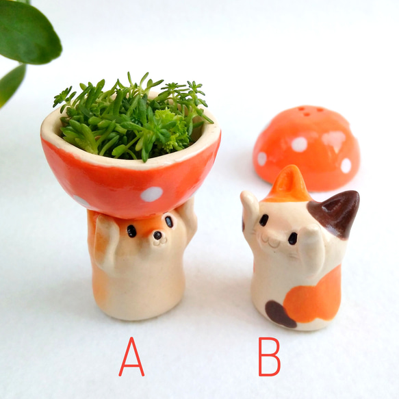 【原画】『キノコワタリ』（動物・森・犬・猫・植物） 原画】『キノコワタリ』（動物・森・犬・猫・植物）