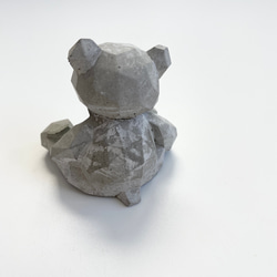 【OUTLET】mortar bear ornament // gray 3枚目の画像