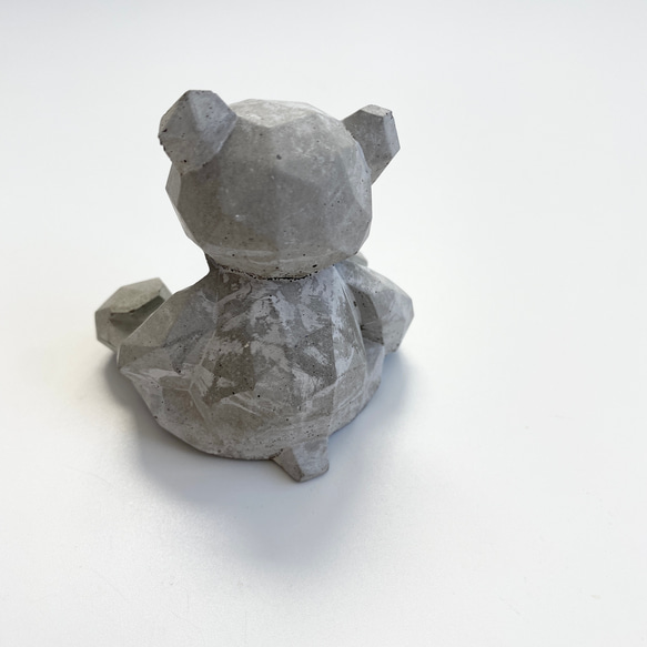 【OUTLET】mortar bear ornament // gray 3枚目の画像