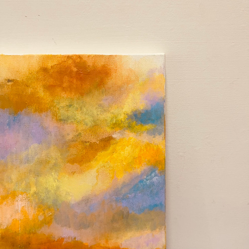 アートデコレーション | 抽象画 | ギフト: 平和のタッチ 絵画 金色畫境