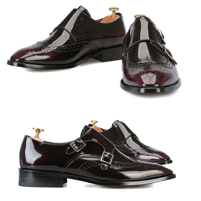 モンク レザーシューズ 本革 メンズビジネスシューズ SHOES STAR オーダーシューズ（rscu）