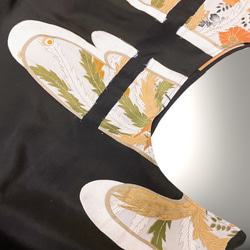スクエア変型ジレ 着物リメイク カーディガン ドレープカーディガン 着物 衣装 ダンス 和柄 フリーサイズ J60103 12枚目の画像