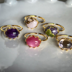 Copper Pink Opal Ring【gift box】118 4枚目の画像