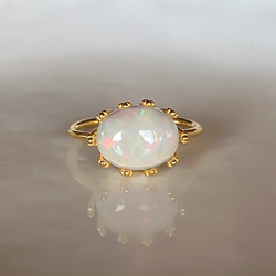 Ethiopian Opal Ring【gift box】117 2枚目の画像