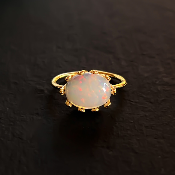 Ethiopian Opal Ring【gift box】117 6枚目の画像